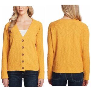 Two by Vince Camuto Ladies' Button Cardigan Yellow P5792